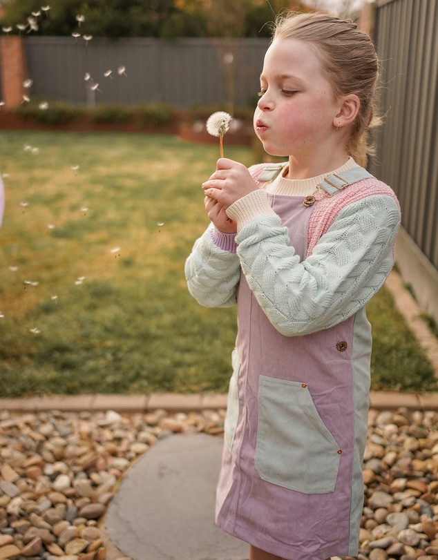 WITH LOVE FOR KIDS - Hazel Cord Pinafore Dress - Babies - Kids