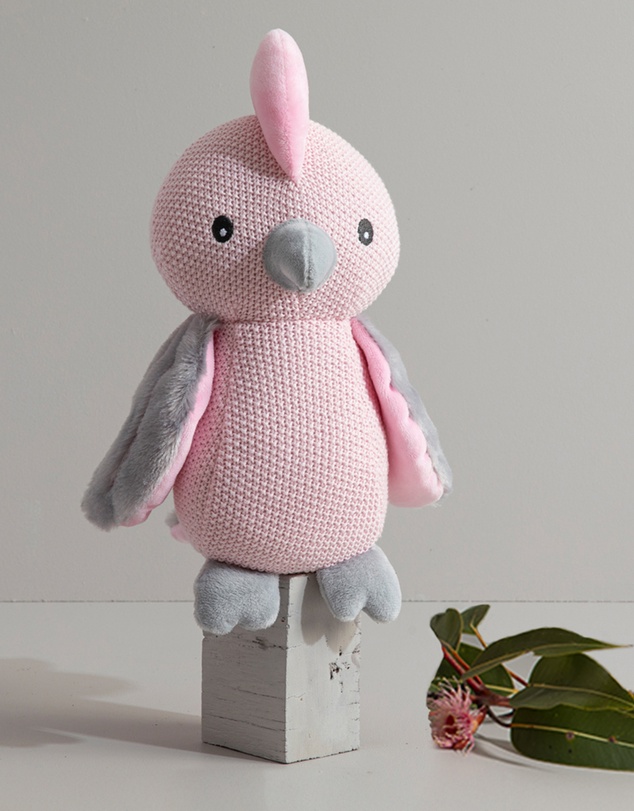 Living Textiles - Knitted Toy - Gary the Galah