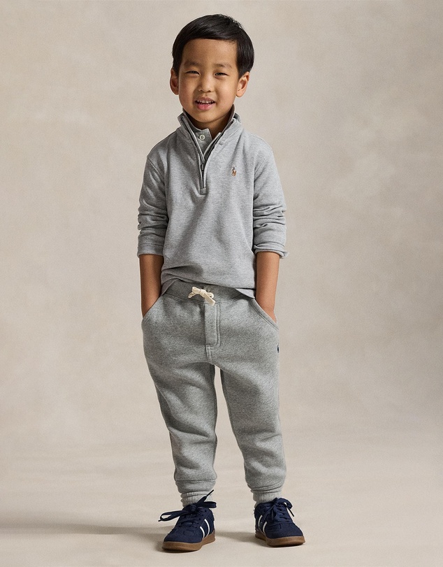 Polo Ralph Lauren - Cotton Interlock Quarter-Zip Pullover - ICONIC EXCLUSIVE - Babies-Kids