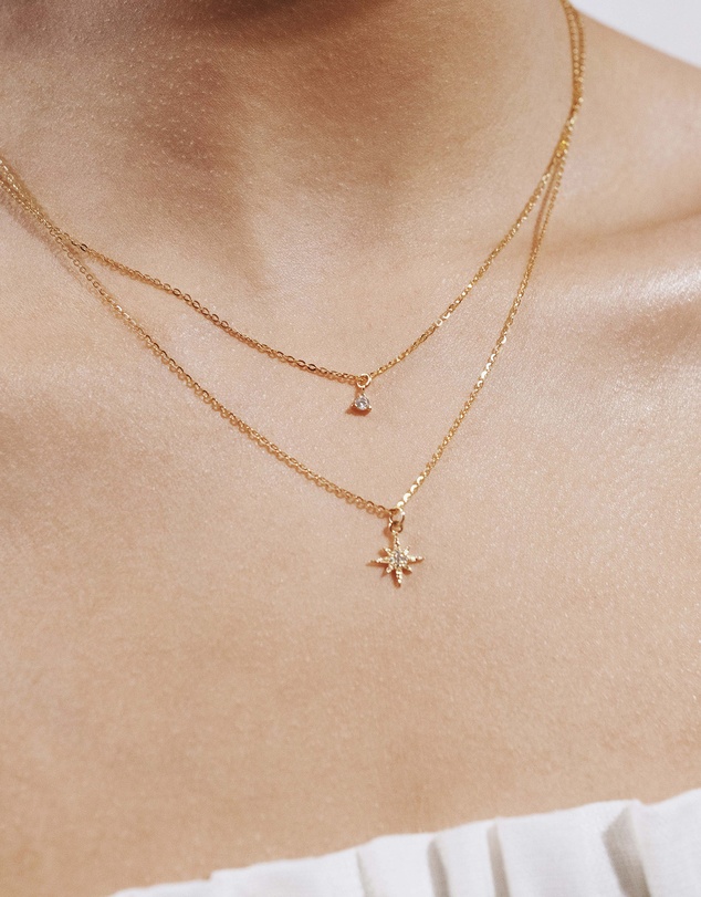 SAINT VALENTINE - North Star Necklace - Gold - ICONIC EXCLUSIVE