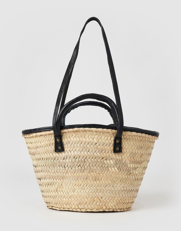 Miz Casa and Co - Mini Imogen Basket Bag Black
