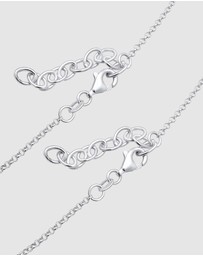 Elli Jewelry - Necklace Choker Set 925 Sterling Silver