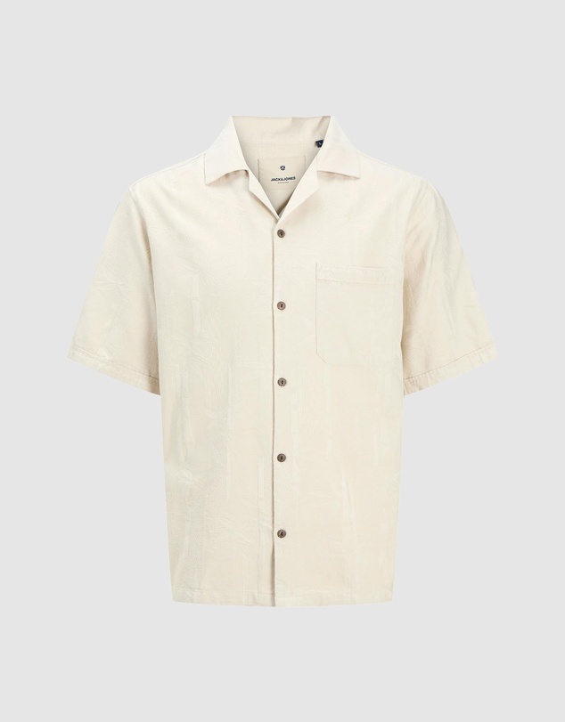 Jack & Jones - Bluluke Jacquard Short Sleeve Resort Shirt