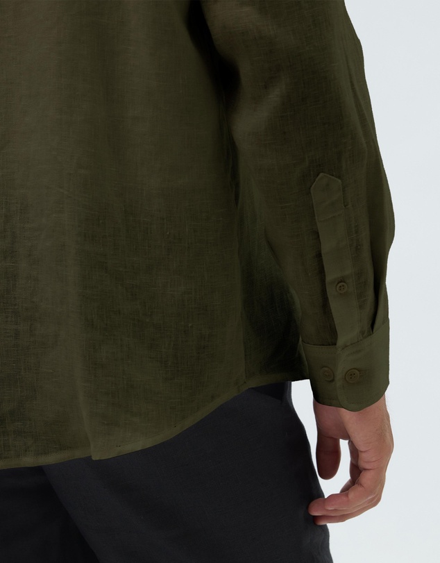 AERE - Resort Linen LS Shirt