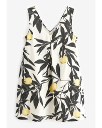 NEXT - Linen Blend V-Neck Mini Dress