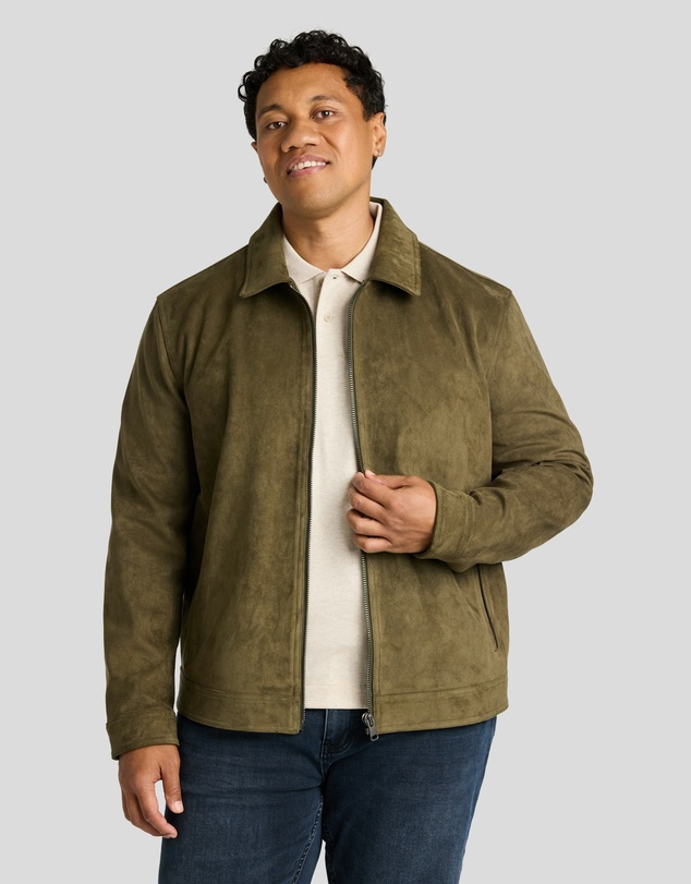 Johnny Bigg - Faux Suede Leather Jacket