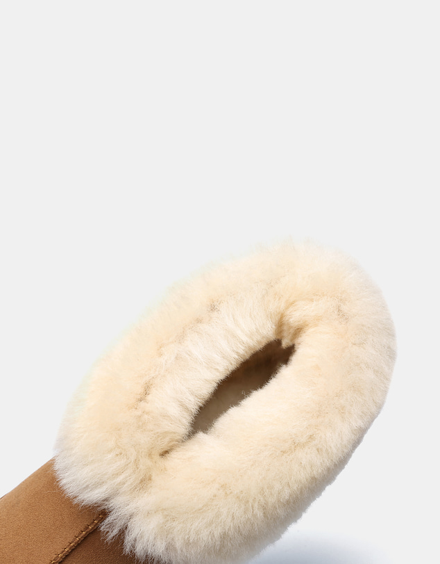 EVERAU - EverAU Ugg Mallow Slipper Sheepskin Upper House Shoes