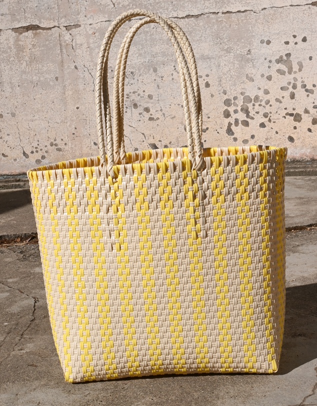 Mimmi Terra - Woven Traveller Tote Limone