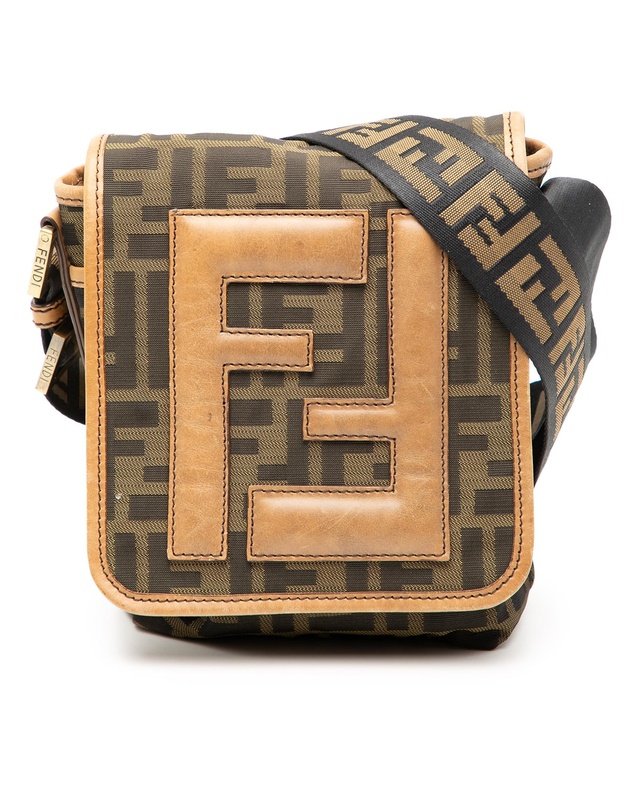 Pre-Loved by Azura Reborn - Pre-Loved Mini FF Zucca Canvas Crossbody
