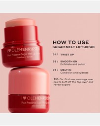 Ole Henriksen - Pout Preserve Sugar Melt Lip Scrub, Strawberry Sorbet