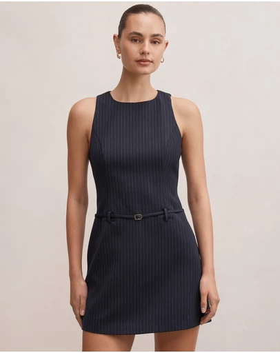 Forever New - Essie Pinstriped Mini Dress