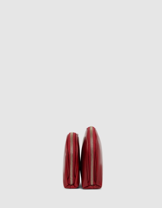 Republic of Florence - Duo Red Leather Pouch Set