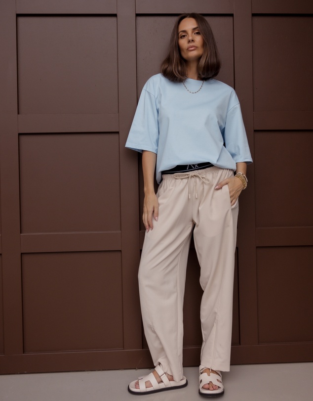ALEXANDRA - Zuri T-Shirt Light Blue