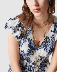 & Other Stories - Bubble-Sleeve Midi Dress