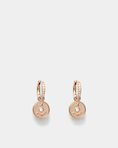 MIMCO - Amulet Charm Hoop Earrings