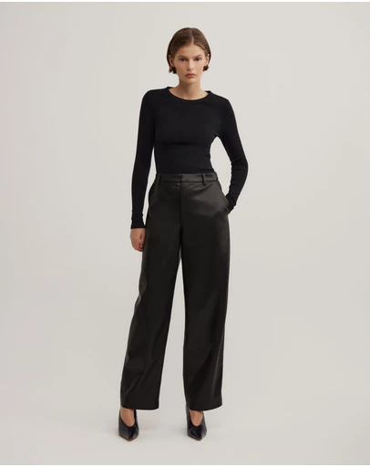Witchery - Pu Barrel Trousers