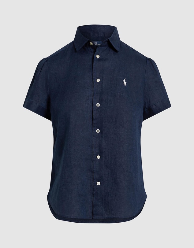 Polo Ralph Lauren - Linen Short-Sleeve Shirt - The ICONIC Exclusive