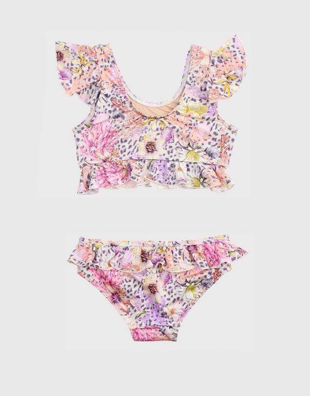 Aqua Blu Kids - Daisy Frill Bikini Set - Kids