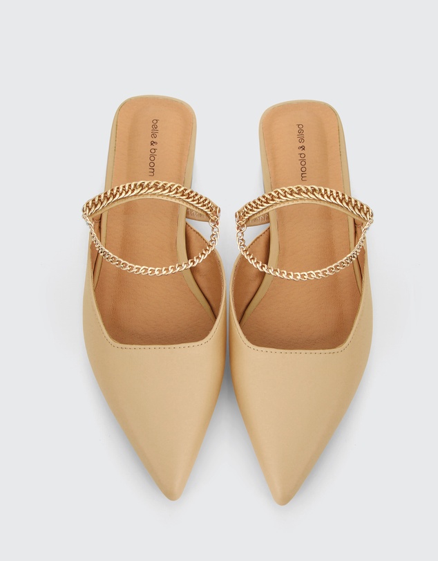 Belle & Bloom - On The Go Leather Flat