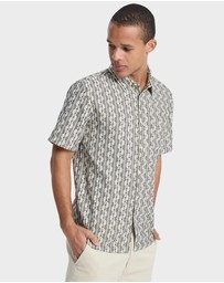 Quiksilver - Mens Horizons Short Sleeve Shirt