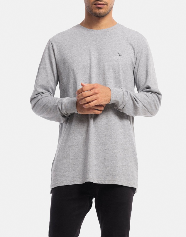 Stock & Co. - Stock & Co Anchor Embroidery Long Sleeve Tee