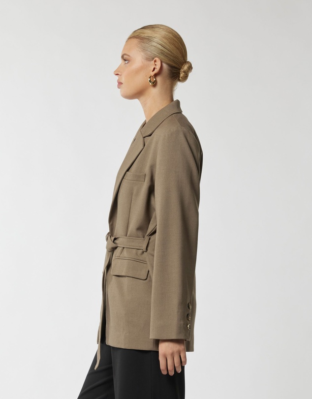 MVN - River Edge Belted Blazer
