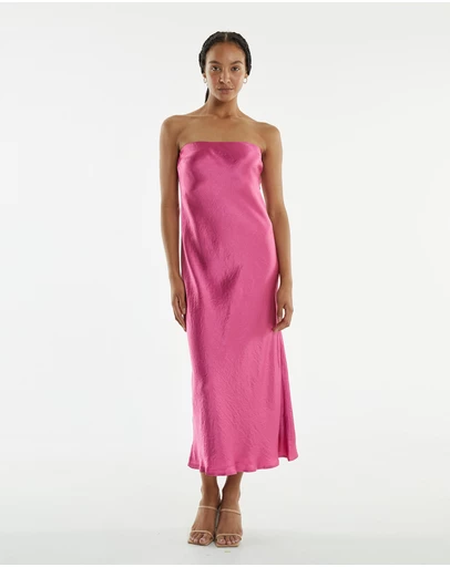 Third Form - Crush Bias Strapless Dress