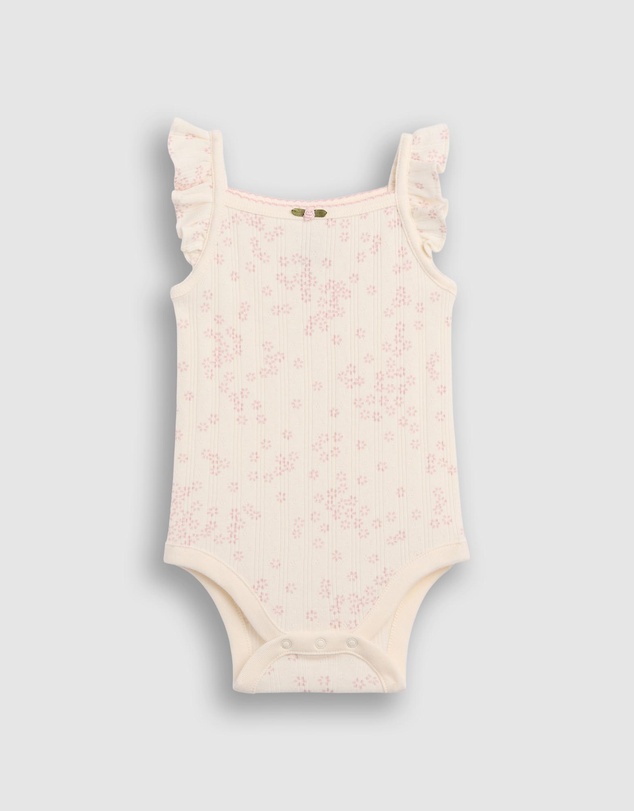 GAP - Print Pointelle Sleeveless Bodysuit - Babies