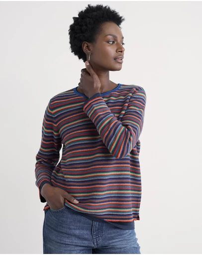 Seasalt - Seasalt Cornwall Multi Makers Cotton Jumper