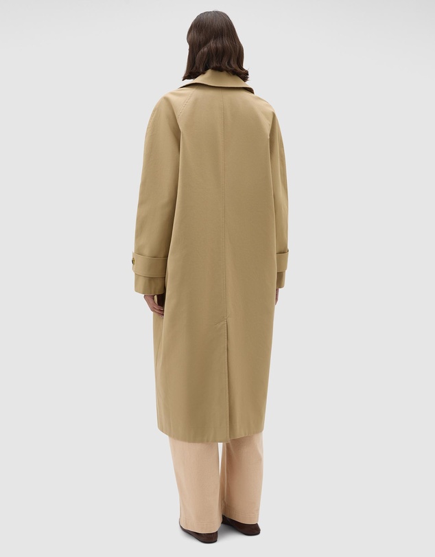 Oroton - Reversible Check Mac Coat