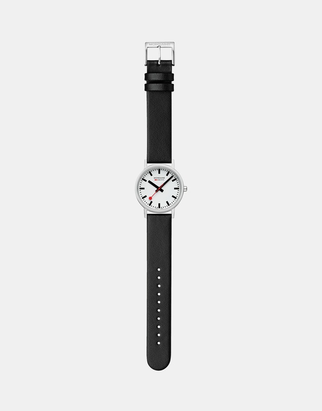 Mondaine - Official Swiss Railways Classic Vegan Grape Leather Watch