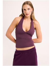 General Pants Co. Basics - Plunge Halter Top