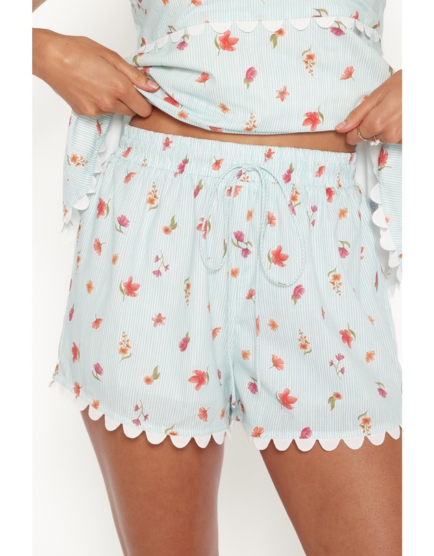 Petal & Pup - Kyle Two Piece Set - Blue Garden Stripe