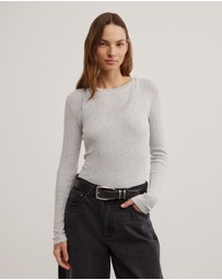 Witchery - Long Sleeve Overlay Top