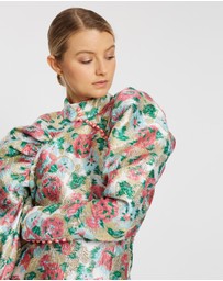 ROTATE - Kim Jacquard Dress