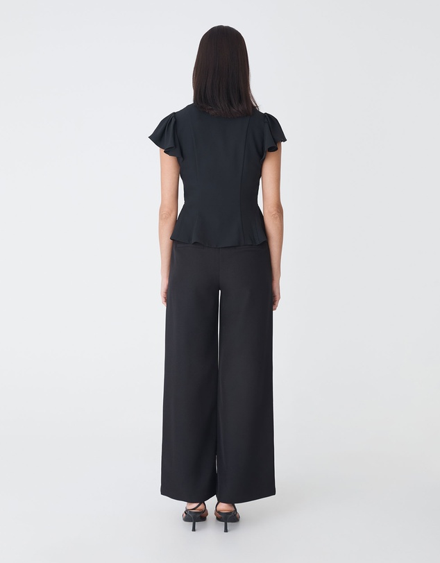 Forcast - Carissa Gathered Sleeve Top