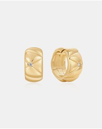 Ania Haie - Gold Kiss Hoops