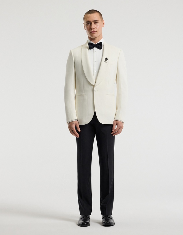 Calibre - Shawl Collar Tuxedo Jacket Ivory