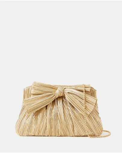 Loeffler Randall - Rayne Pleated Frame Clutch with Bow