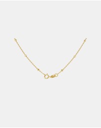 Zoe Olivia - 9K Gold Rainbow Petal Necklace
