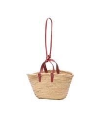 Pre-Loved by Azura Reborn - Pre-Loved Small Raffia Cuir Triomphe Classic Panier Tote