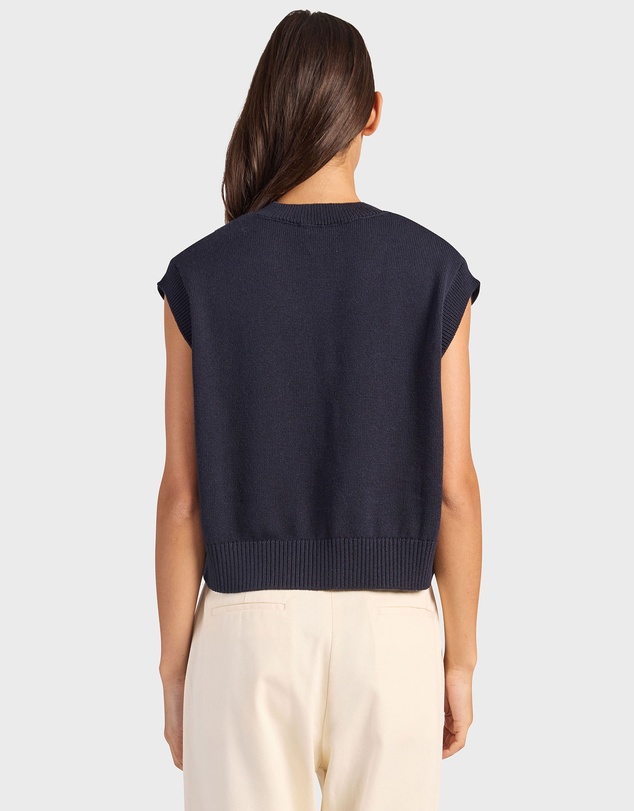 Academy Brand - Flora Crew Knit Vest