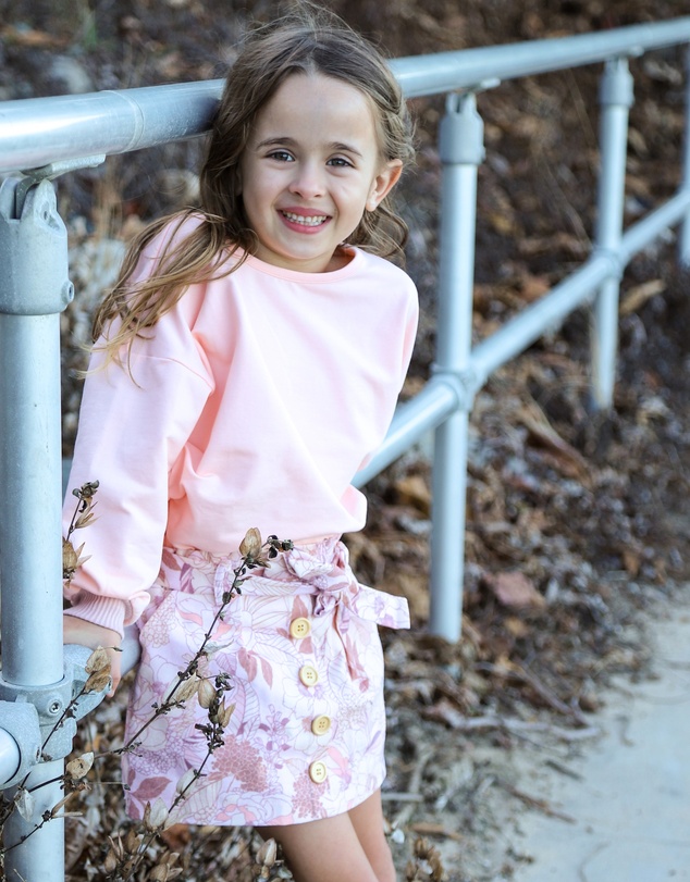 WITH LOVE FOR KIDS - Heidi Mini Denim Skirt - Babies - Kids