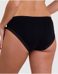 Billet Doux - Zen Dentelle Lace Trim Bikini Brief