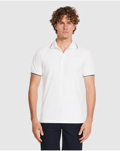 Tarocash - Byram Stripe Tech Polo