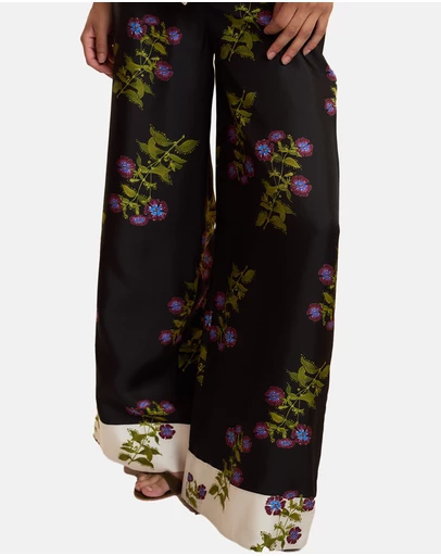 Cynthia Rowley - Silk Wide Leg Pants
