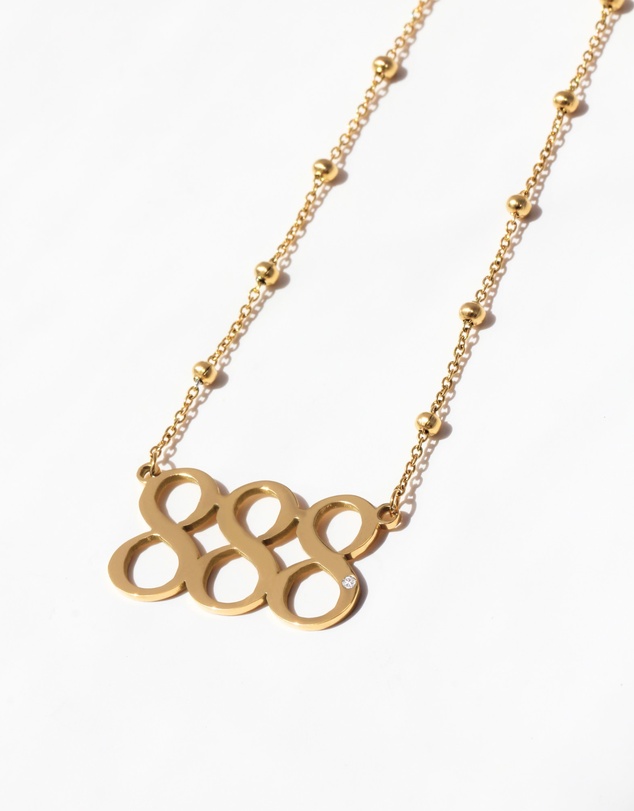 Jackie Mack - Abundance Necklace Angel Number 888