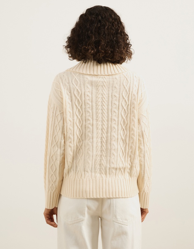 Atmos&Here - Zuri Cable Knit Sweater