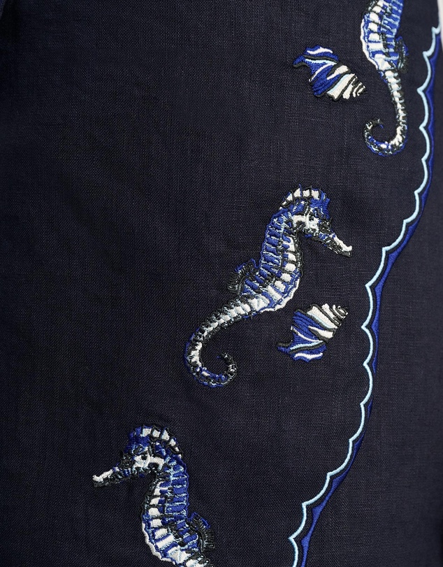 Jag - Seahorse Linen Bustier Dress