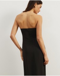 Atmos&Here - Nova Crepe Fringe Evening Dress